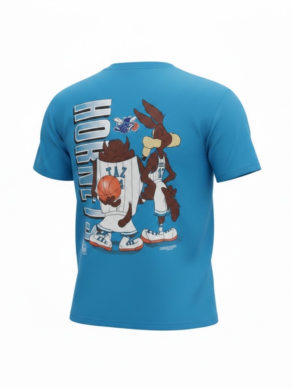 RARE Looney Tunes “Hornets” Basketball Graphic Tee, Size Large, Vintage Preowned - Picture 5 of 7